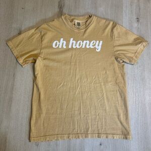 Oh Honey Yellow Graphic Tee
